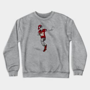 Football Skeleton Crewneck Sweatshirt